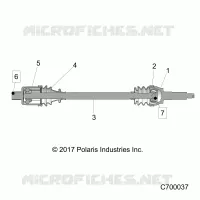 ANTRIEB, REAR HALF SHAFT