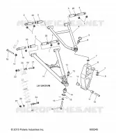 SUSPENSION, CONTROL ARMS, SPINDLE AND SCHOCK MNTG