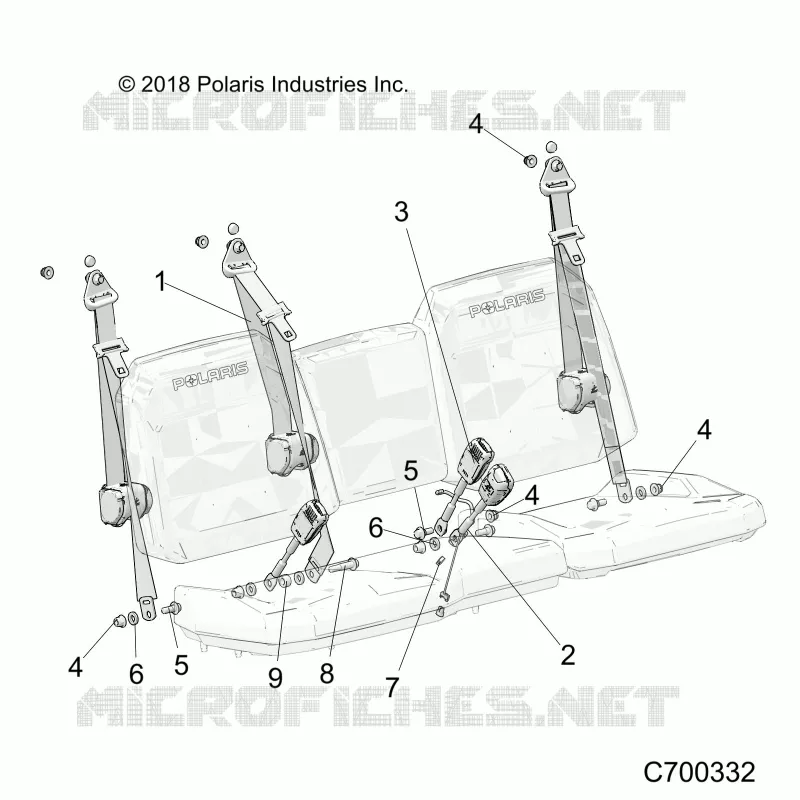 SITZ BELT AND MOUNTING