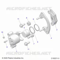 BRAKES, BREMSZANGE VORNE