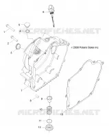 CRANKCASE COVER, RH