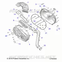 ANTRIEB, CLUTCH COVER AND DUCTING