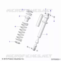 SUSPENSION, FRONT SHOCK MOUNTING, STANDARD/PREMIUM