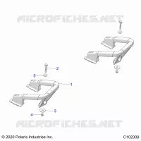 KAROSSERIE HINTEN RACK, HANDGRIPS