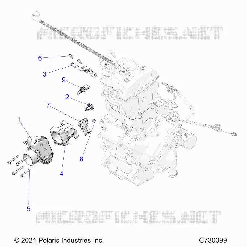 ENGINE, DROSSELKLAPPENGEHÃ„USE AND FUEL RAIL