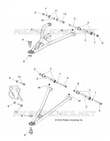 FRONT SUSPENSION CONTROL ARMS