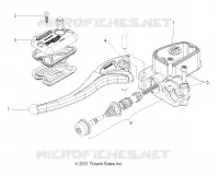 VORDERBREMSE BREMSE LEVER AND LH MASTER CYLINDER