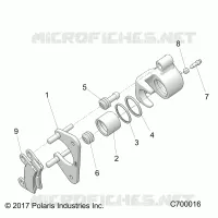 HINTERBREMSE CALIPER