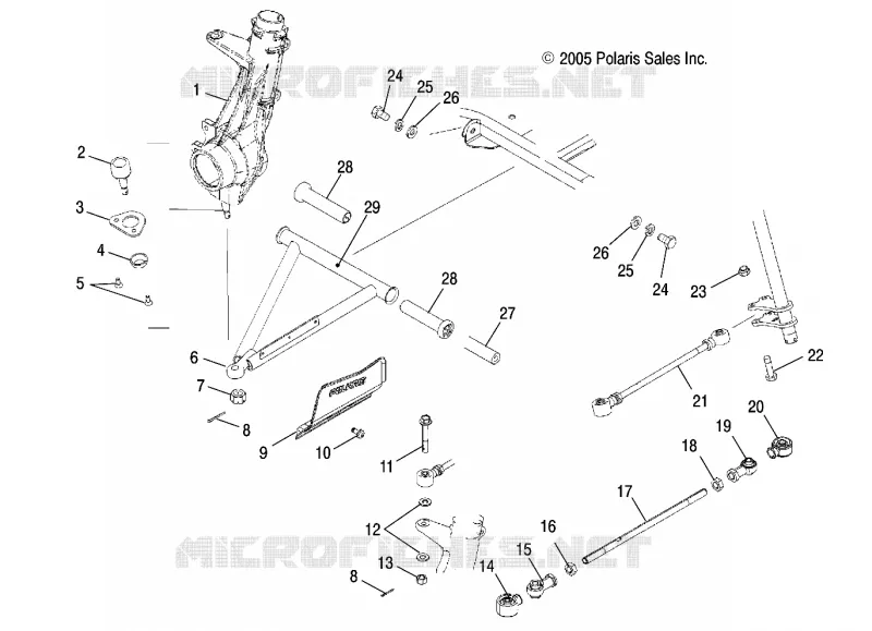 A-ARM and STREBE MOUNTING