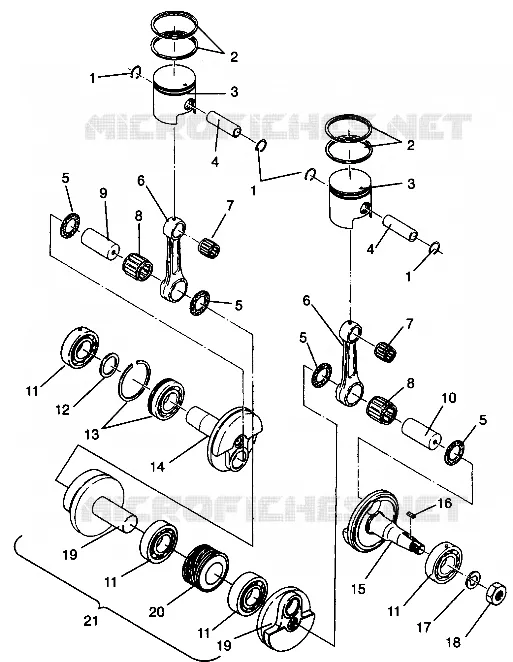 KOLBEN   KURBELWELLE 440 0942760 AND 440 SKS 0942560 (4925072507033A)
