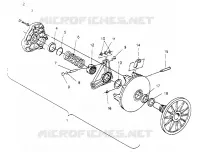 Antriebskupplung ASSEMBLY 600 XCR 0951676 (4929132913B014)