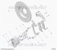 BRAKES, HINTERSATTELS