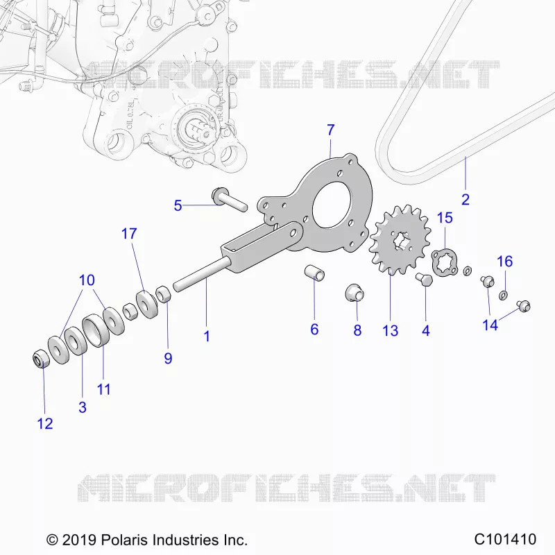 ANTRIEB, CHAIN TENSIONER AND SPROCKET