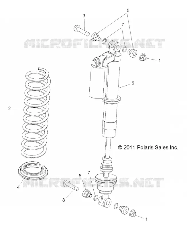 FRONT SUSPENSION SCHOCK MOUNTING