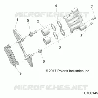 HINTERBREMSE CALIPER