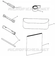 TOOL KIT 600 XC 0971776 AND EUROPEAN 600 XC E971776 (4937933793D002)
