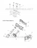 MOTOR, CAMS AND BEARING HOUSING