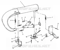 ABGASSYSTEM 440 XCR SP 0941660 (4927082708026A)