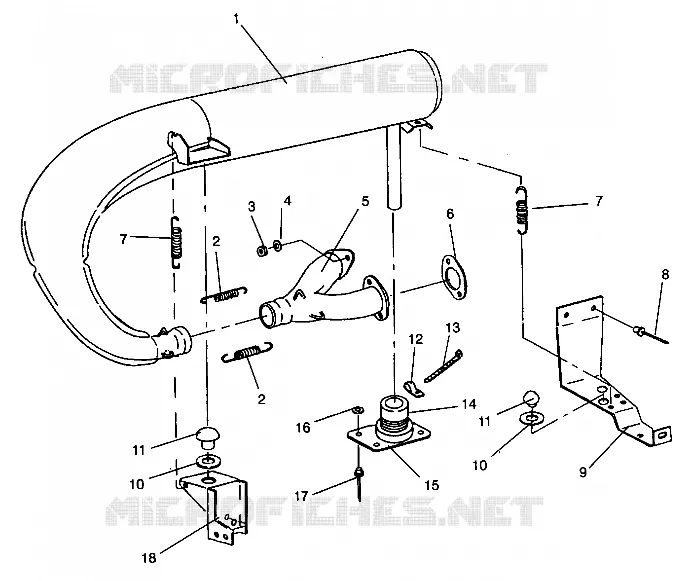 ABGASSYSTEM 440 XCR SP 0941660 (4927082708026A)