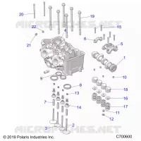 ENGINE, ZYLINDERKOPF AND VALVES