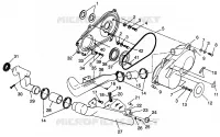 CLUTCH COVER SPORTSMAN 4X4 W968040 (4935943594C007)