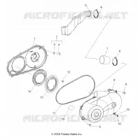 ANTRIEB, CLUTCH COVER