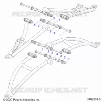 FRONT SUSPENSION A-ARMS MOUNTING