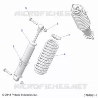 SUSPENSION, FRONT SHOCK