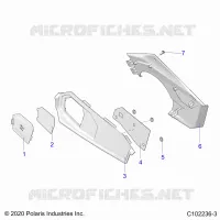 BODY, CLOSE OFF PANEL and ACCESS PANEL