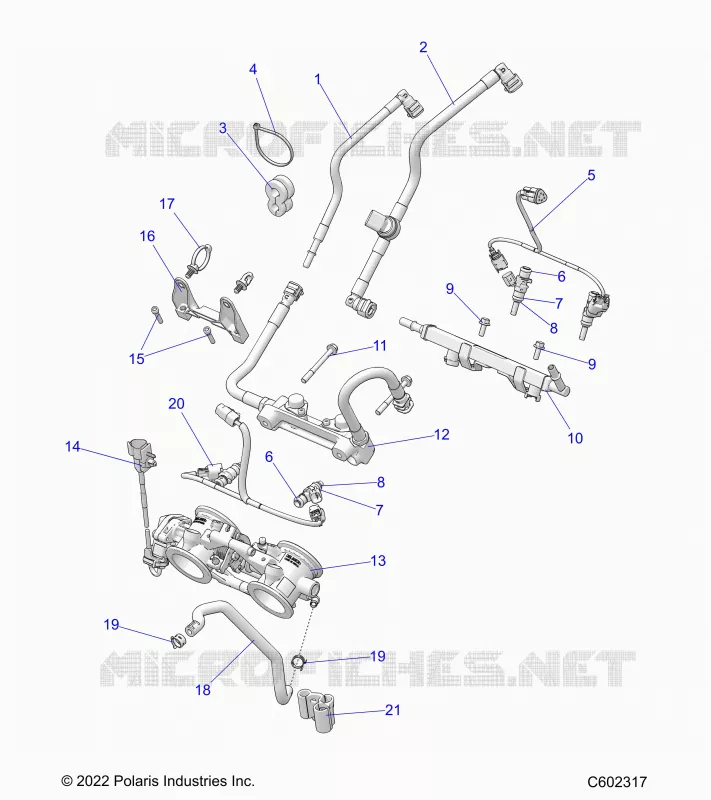 KRAFTSTOFFSYSTEM, RAIL, LINES AND THROTTLE BODY
