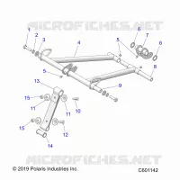 SUSPENSION, FRONT DREHMOMENTARM
