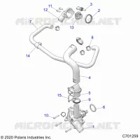 MOTOR, WATERPUMP AND BYPASS