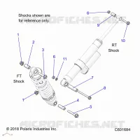 SUSPENSION, SHOCK MOUNTING, REAR SUSP.