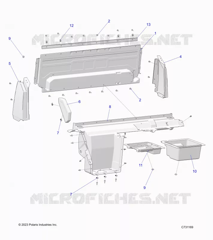 KAROSSERIE HINTEN CLOSEOFF, AND FENDERS