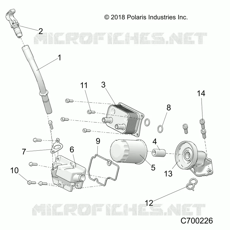 ENGINE, DIPSTICK & OIL FILTER