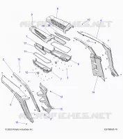KAROSSERIE HINTEN FENDERS AND BEZELS- Z24NME99NM (C0705025-9)
