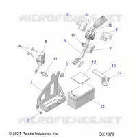ELEKTRIC, BATTERY, MANUAL START POWER UP COMPONENTS
