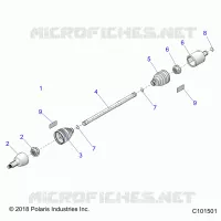 ANTRIEB, DRIVE SHAFT, FRONT