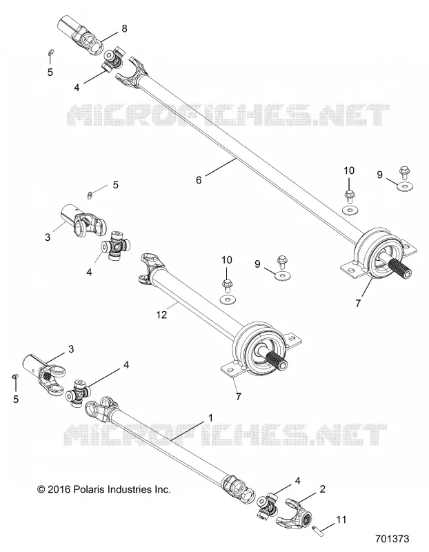 DRIVE TRAIN, FRONT KARDANWELLE