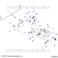 KABELSTRANG COMPONANTS- R20RSF99AV/BV (C700676)