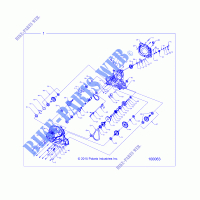 ANTRIEB, MAIN GEARCASE   A16SVE95AM (100063) für Polaris SCRAMBLER XP 1000 2016