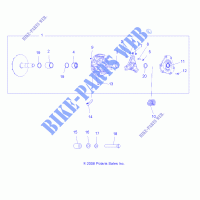 ANTRIEB, PRIMARY KUPPLUNG   A14GH9EAW (49ATVKUPPLUNG10SPXP550) für Polaris SCRAMBLER XP 1000 HO EPS 2014
