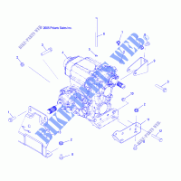 Getriebelagerung   R07RH50AF/AR/AT (4999203249920324B05) für Polaris RANGER 500 EFI 4X4 2007