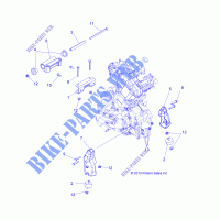 MOTOR, MOUNTING   A14MH57AA/AC/AD (49ATVMOTORMTG14SP570) für Polaris SPORTSMAN 570 EFI 2014
