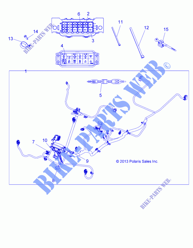 KABELSTRANG   A14MH57AA/AC/AD (49ATVHARNESS14SP570) für Polaris SPORTSMAN 570 EFI 2014