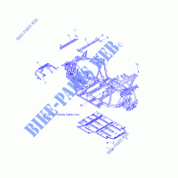 CHASSIS, MAIN FRAME AND SKID PLATE   Z15VHA57AJ/E57AS/AK (49RGRFRAME14RZR570) für Polaris RZR 570 2015
