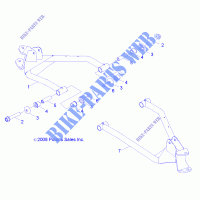 Querlenker Vorderachse   R14VA17AA/AF (49RGRAARM09RZR170) für Polaris RZR 170 2014