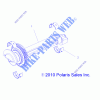 MOTOR, BALANCER   Z14XT9EAO (49RGRBALANCER11RZR875) für Polaris RZR 4 900 LE 2014