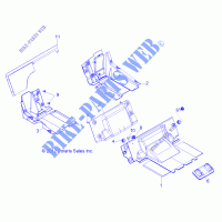 SITZ DIVIDER   Z14XT9EAO (49RGRSITZDVD13RZRXP4I) für Polaris RZR 4 900 LE 2014