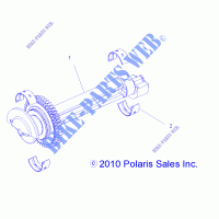 MOTOR, BALANCER   Z14JT87AD/9EAO/9EAOL/9EAL (49RGRBALANCER11RZR875) für Polaris RZR 900 / EPS LE 2014